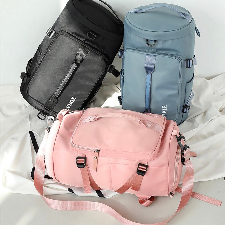 Solo Travel Bag, Multifunctional Travel Bag Pack, Duffle Bag With Shoe Compartment And Wet Pocket, Large Capacity Outdoor Leisure Sports Bag, Travel Backpack For Men And Women, Tote Carry Luggage Bag Solo Travel Bag, Multifunctional Travel Bag Pack, Duffle Bag With Shoe Compartment And Wet Pocket, Large Capacity Outdoor Leisure Sports Bag, Travel Backpack For Men And Women, Tote Carry Luggage Bag